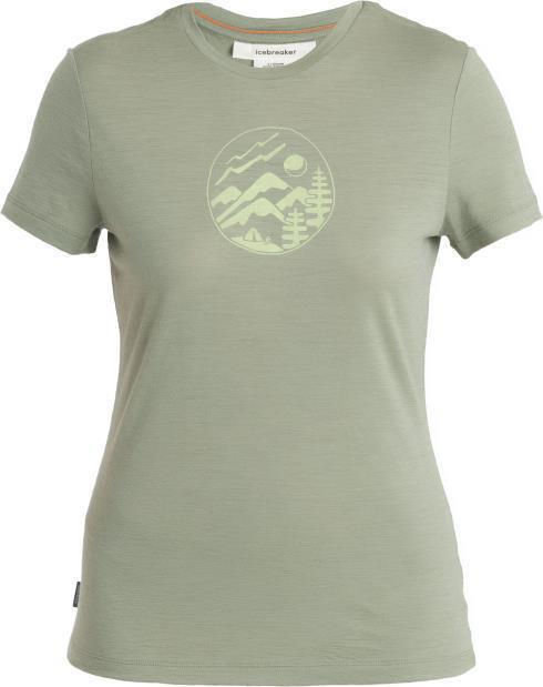 Merino 150 Tech Lite III SS Tee - Camping Circle - Womens - Lichen 1