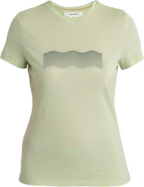 Merino 150 Tech Lite III SS Tee - Contour Waves - Womens - Glazen 1