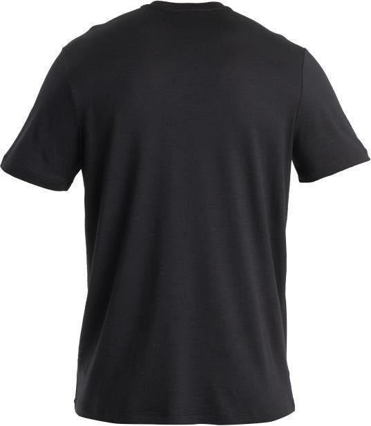 Merino 150 Tech Lite III SS Tee - Icebreaker Ewe Bound - Mens - Black 2