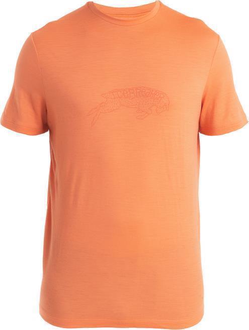 Merino 150 Tech Lite III SS Tee - Icebreaker Ewe Bound - Mens - Ember 1