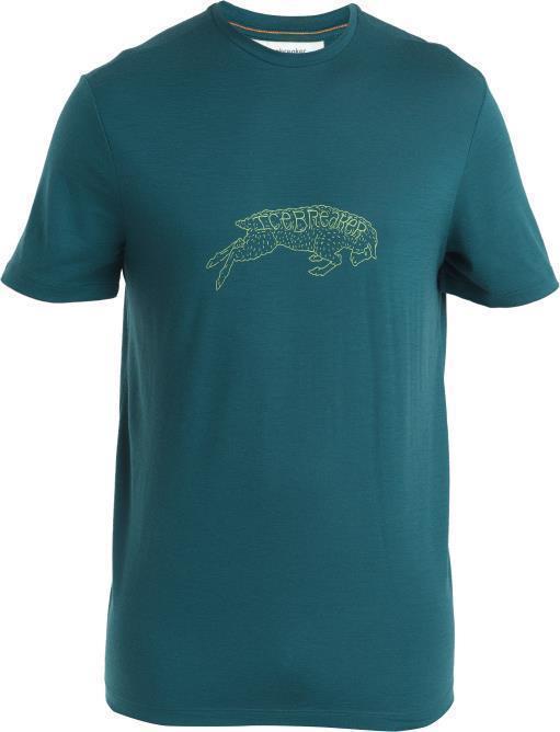Merino 150 Tech Lite III SS Tee - Icebreaker Ewe Bound - Mens - Fathom Green 1