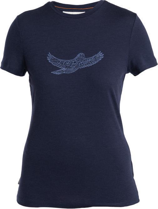 Merino 150 Tech Lite III SS Tee - Icebreaker Kea - Womens - Midnight Navy #401 1