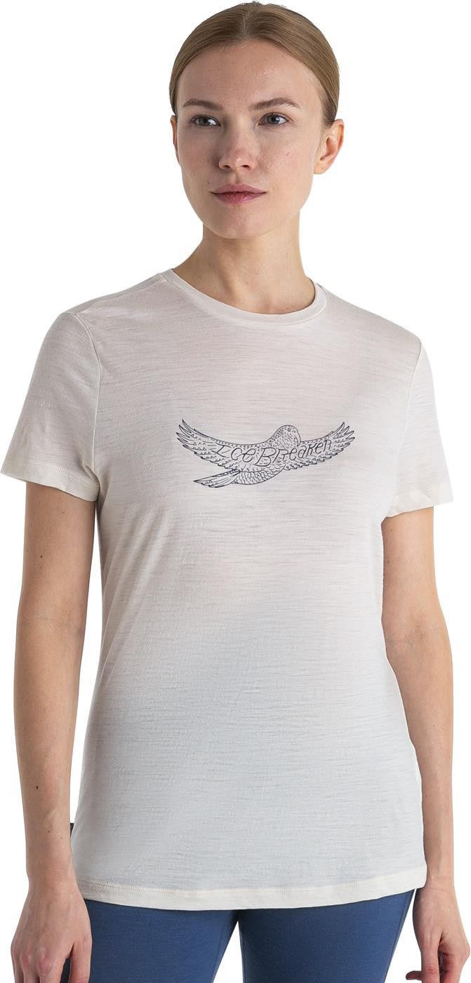 Merino 150 Tech Lite III SS Tee - Icebreaker Kea - Womens - chalk 1