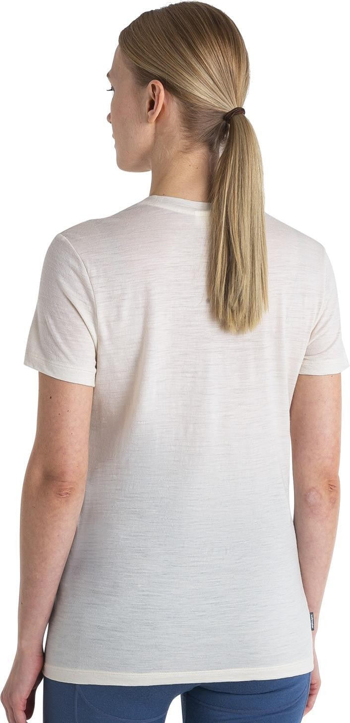 Merino 150 Tech Lite III SS Tee - Icebreaker Kea - Womens - chalk 1