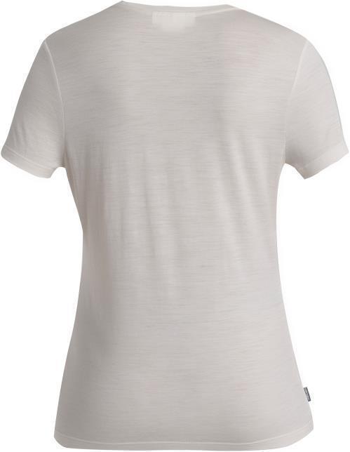 Merino 150 Tech Lite III SS Tee - Mountain Lines - Womens - Chalk 2