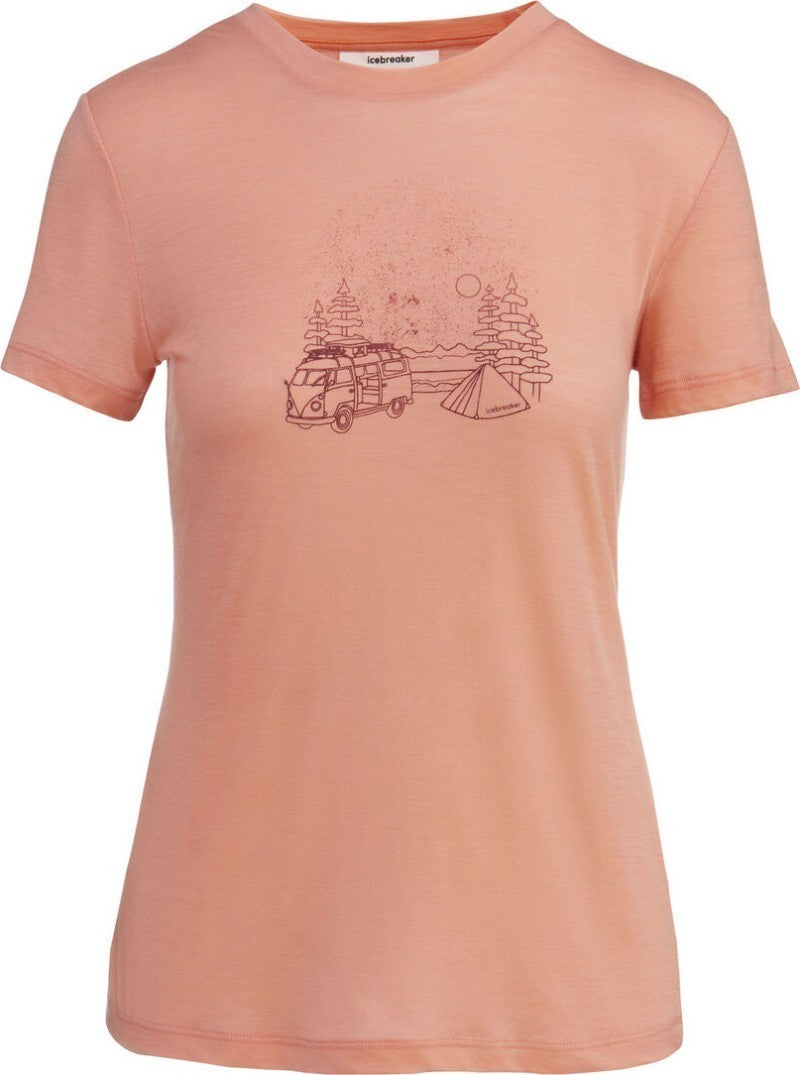 Merino 150 Tech Lite III SS Tee - Van Camp - Womens - glow 1