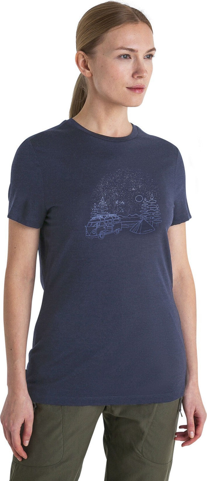 Merino 150 Tech Lite III SS Tee - Van Camp - Womens - graphite 1