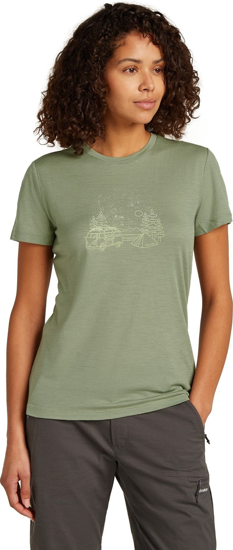Merino 150 Tech Lite III SS Tee - Van Camp - Womens - lichen 1