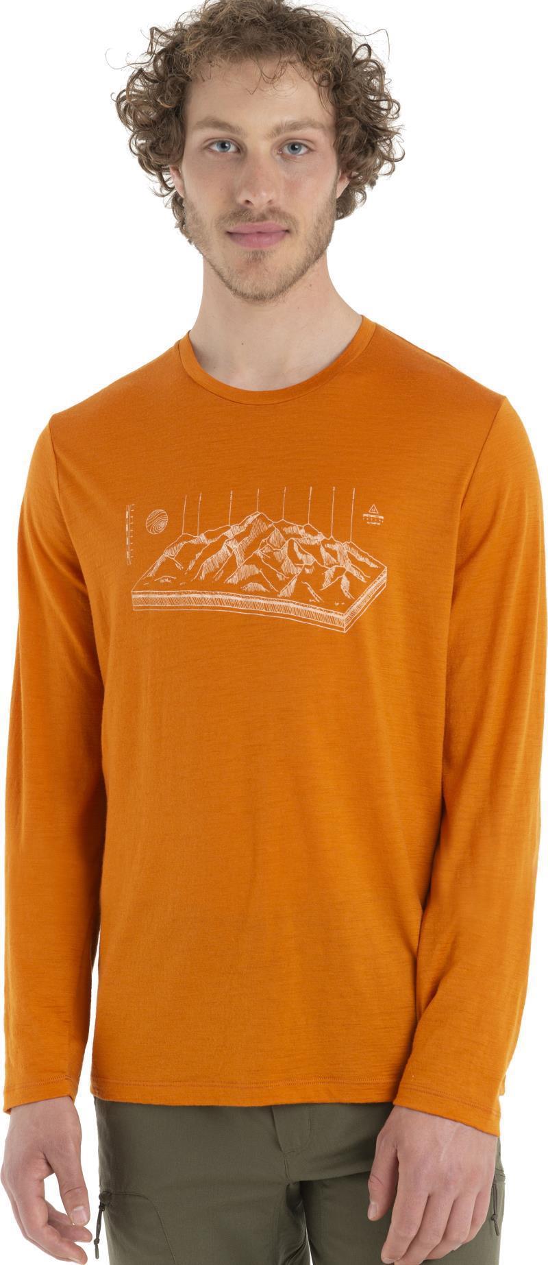 Merino 150 Tech Lite II LS Tee - Alps 3D - Mens - Earth 3