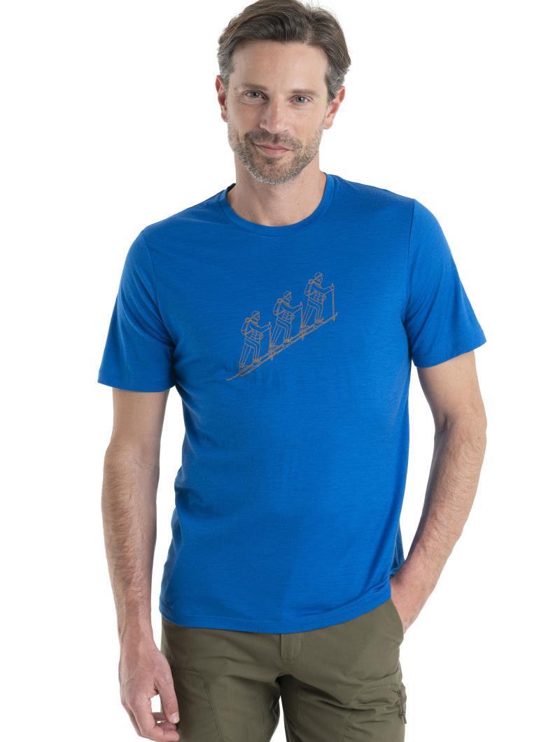 Merino 150 Tech Lite II SS Tee - Natural Ski Tour - Mens - Lazurite 3