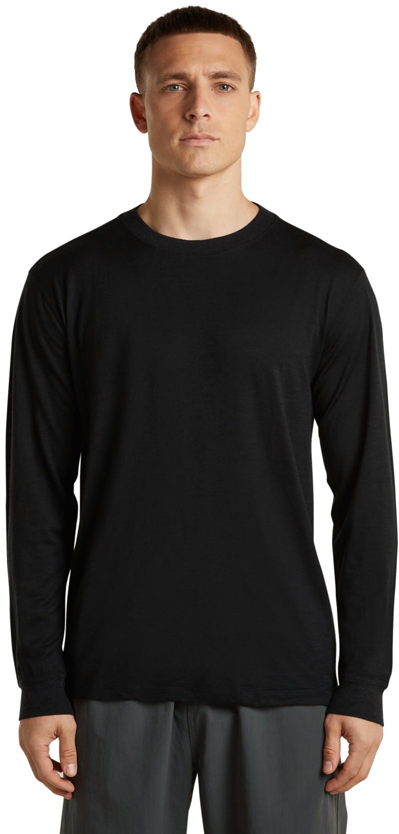 Merino 150 Tech Lite LS Relaxed Tee - Mens - black 1