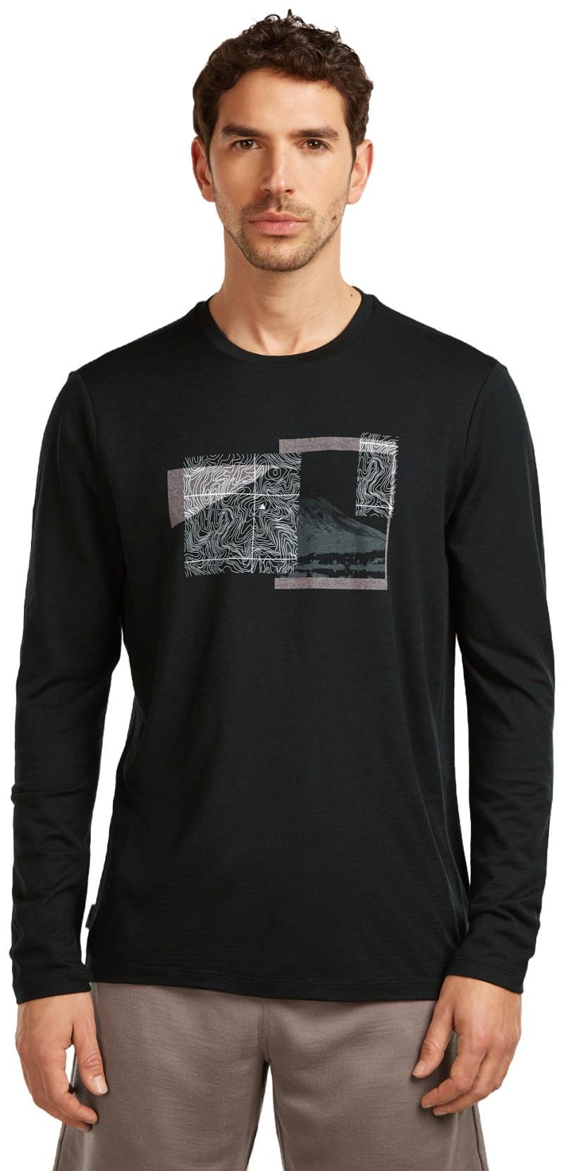 Merino 150 Tech Lite LS Tee Peak Balance - Mens - black 1