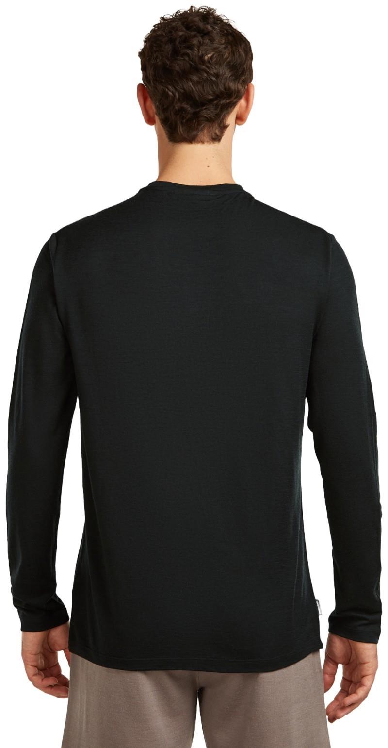Merino 150 Tech Lite LS Tee Peak Balance - Mens - black 1
