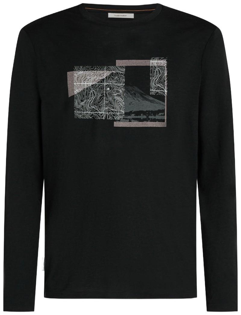 Merino 150 Tech Lite LS Tee Peak Balance - Mens - black 1