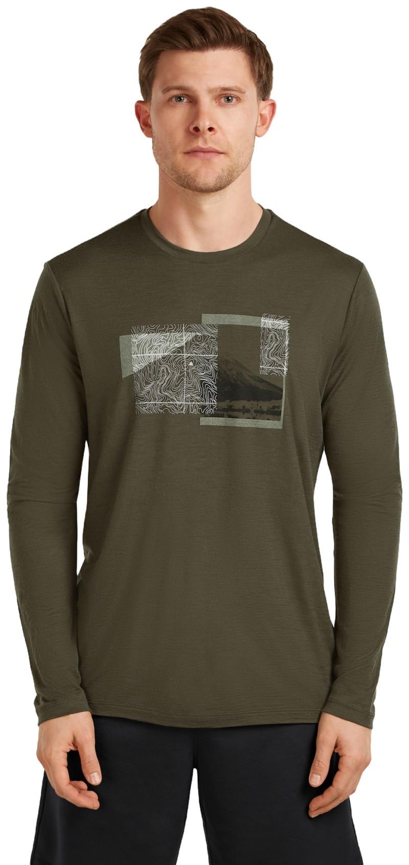 Merino 150 Tech Lite LS Tee Peak Balance - Mens - dark loden 1