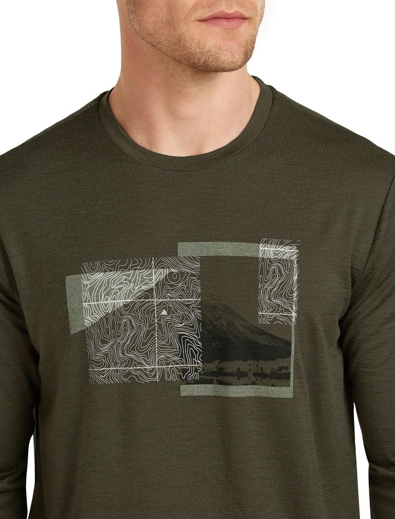 Merino 150 Tech Lite LS Tee Peak Balance - Mens - dark loden 1