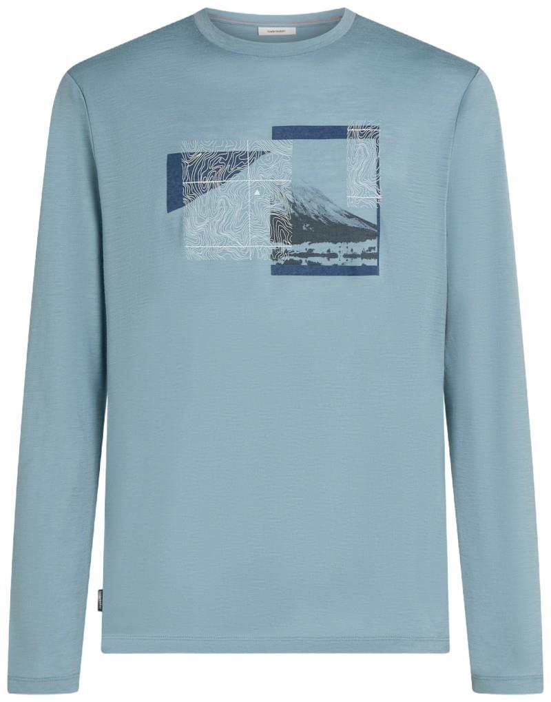 Merino 150 Tech Lite LS Tee Peak Balance - Mens - flint blue 1