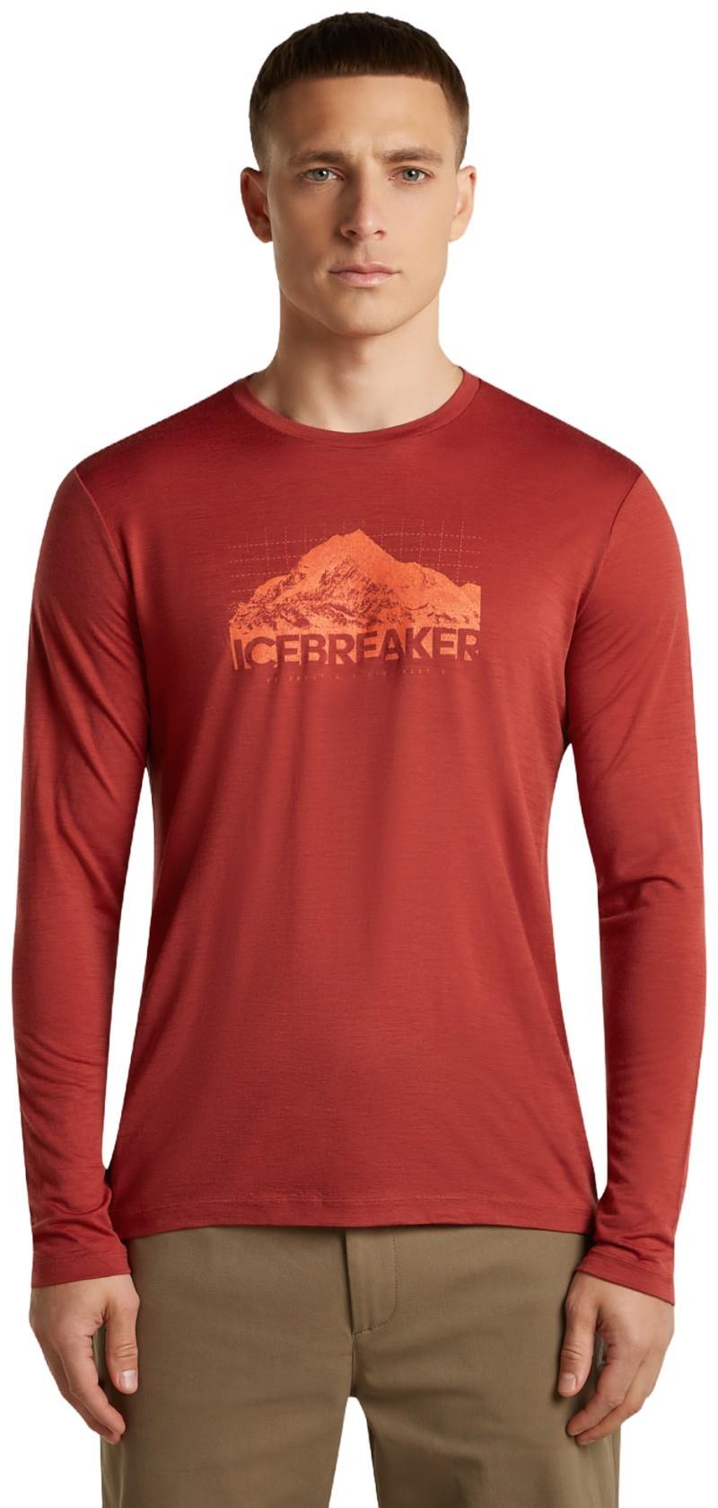 Merino 150 Tech Lite LS Tee - Aoraki Explorer - Mens - agate 1