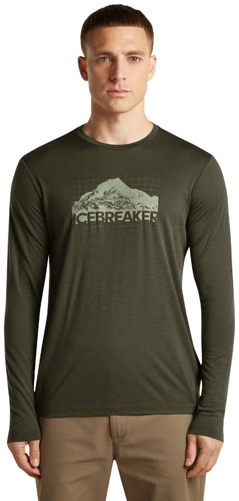 Merino 150 Tech Lite LS Tee - Aoraki Explorer - Mens - dark loden 1