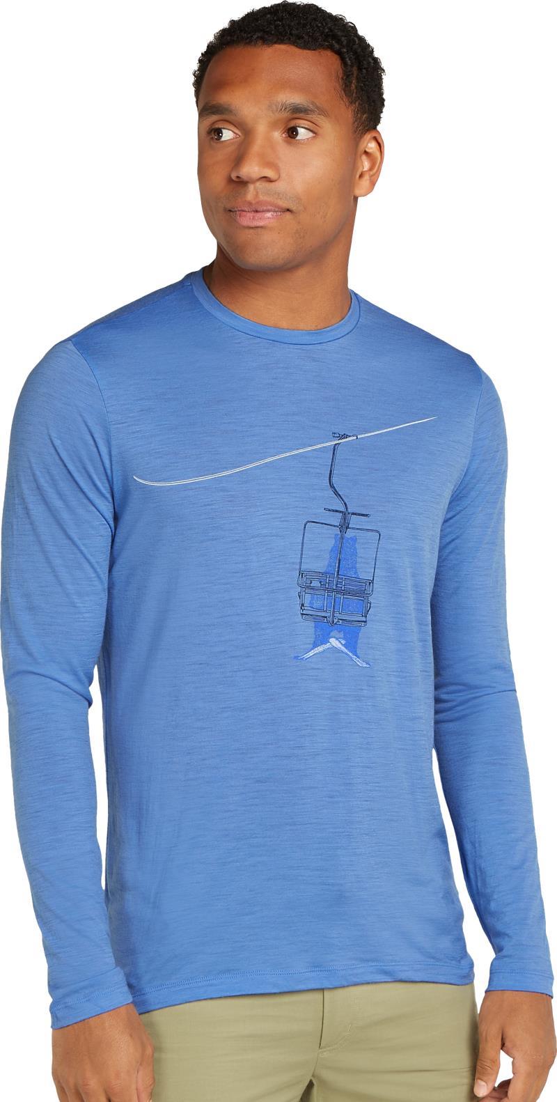 Merino 150 Tech Lite LS Tee - Bear Lift - Mens - Baja 2