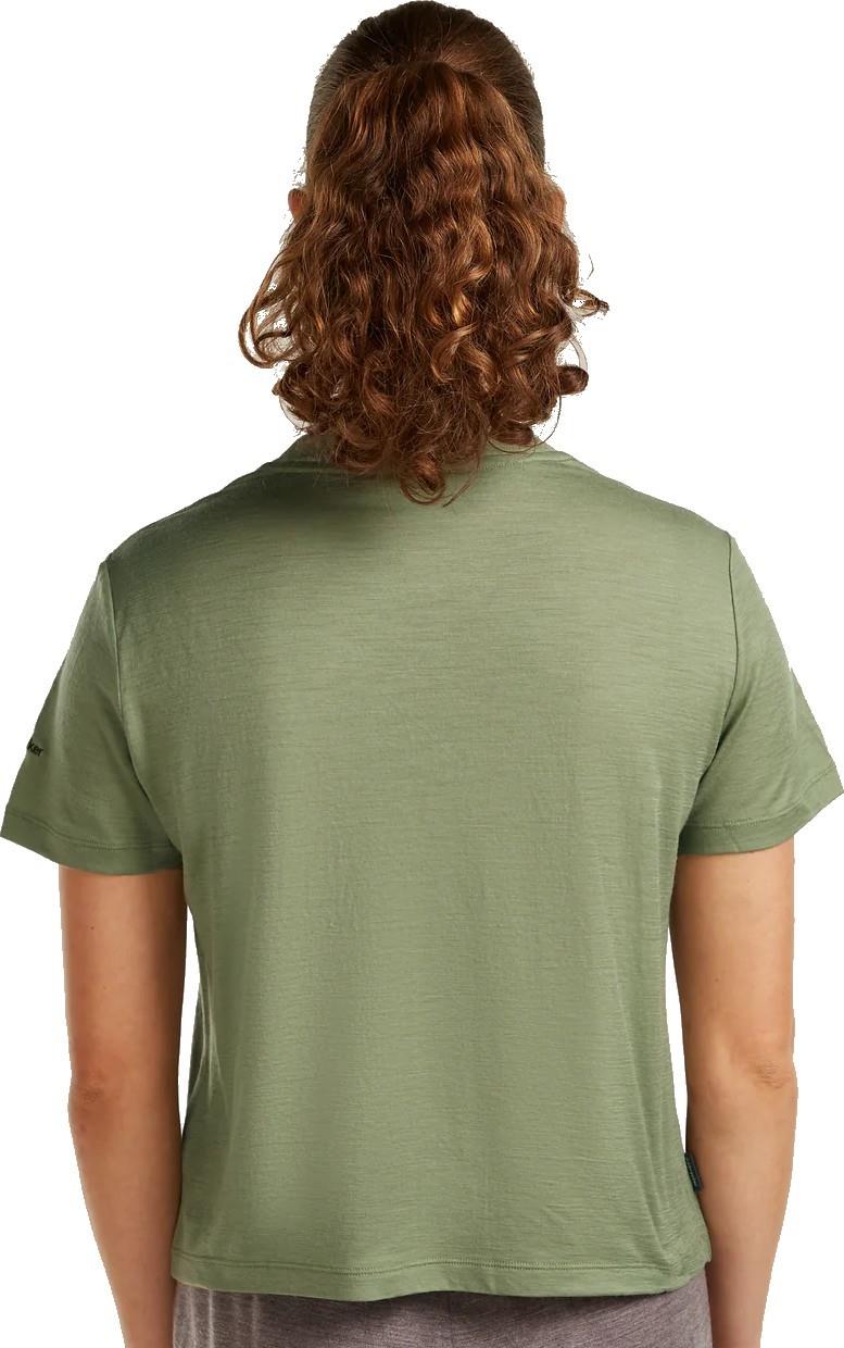 Merino 150 Tech Lite SS Crop Tee - Seed Story - Womens - lichen 1