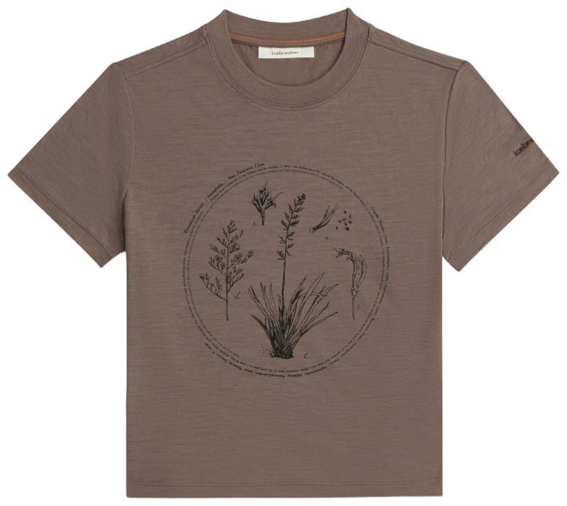 Merino 150 Tech Lite SS Crop Tee - Seed Story - Womens - porcini 1