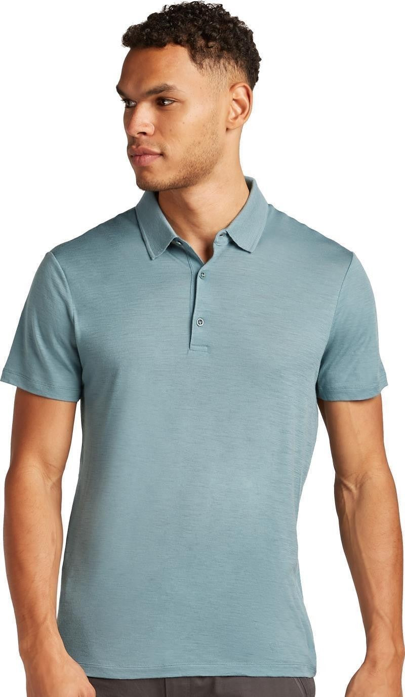 Merino 150 Tech Lite SS Polo - Mens - blue ash 1