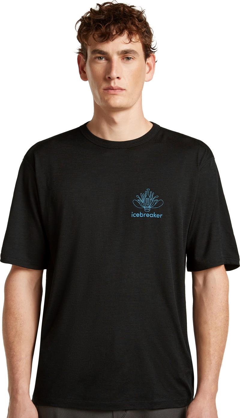 Merino 150 Tech Lite SS Relaxed Tee - Fern Study - Mens - black 1