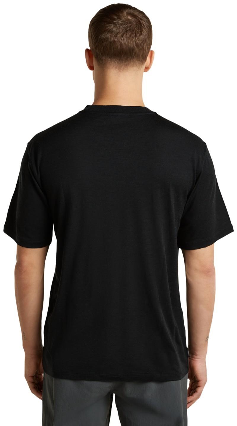 Merino 150 Tech Lite SS Relaxed Tee - Icebreaker Heritage - Mens - black 1
