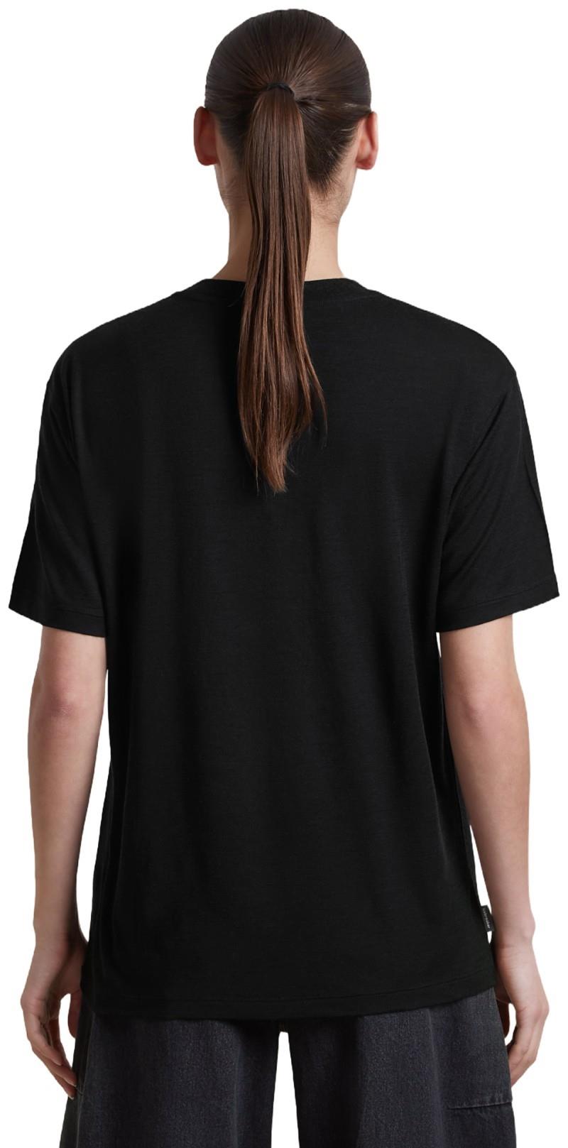 Merino 150 Tech Lite SS Relaxed Tee - Icebreaker Heritage - Womens - black 1