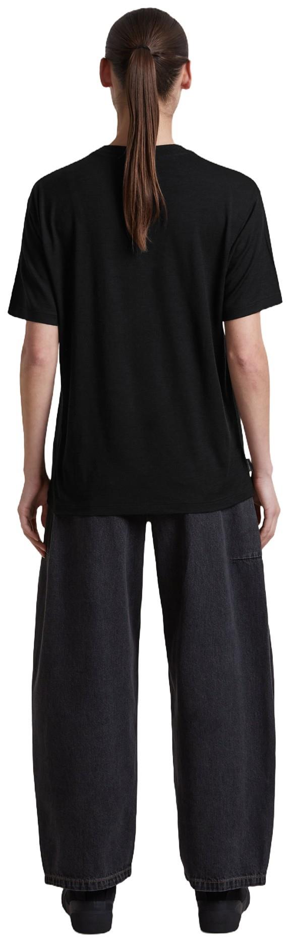 Merino 150 Tech Lite SS Relaxed Tee - Icebreaker Heritage - Womens - black 1
