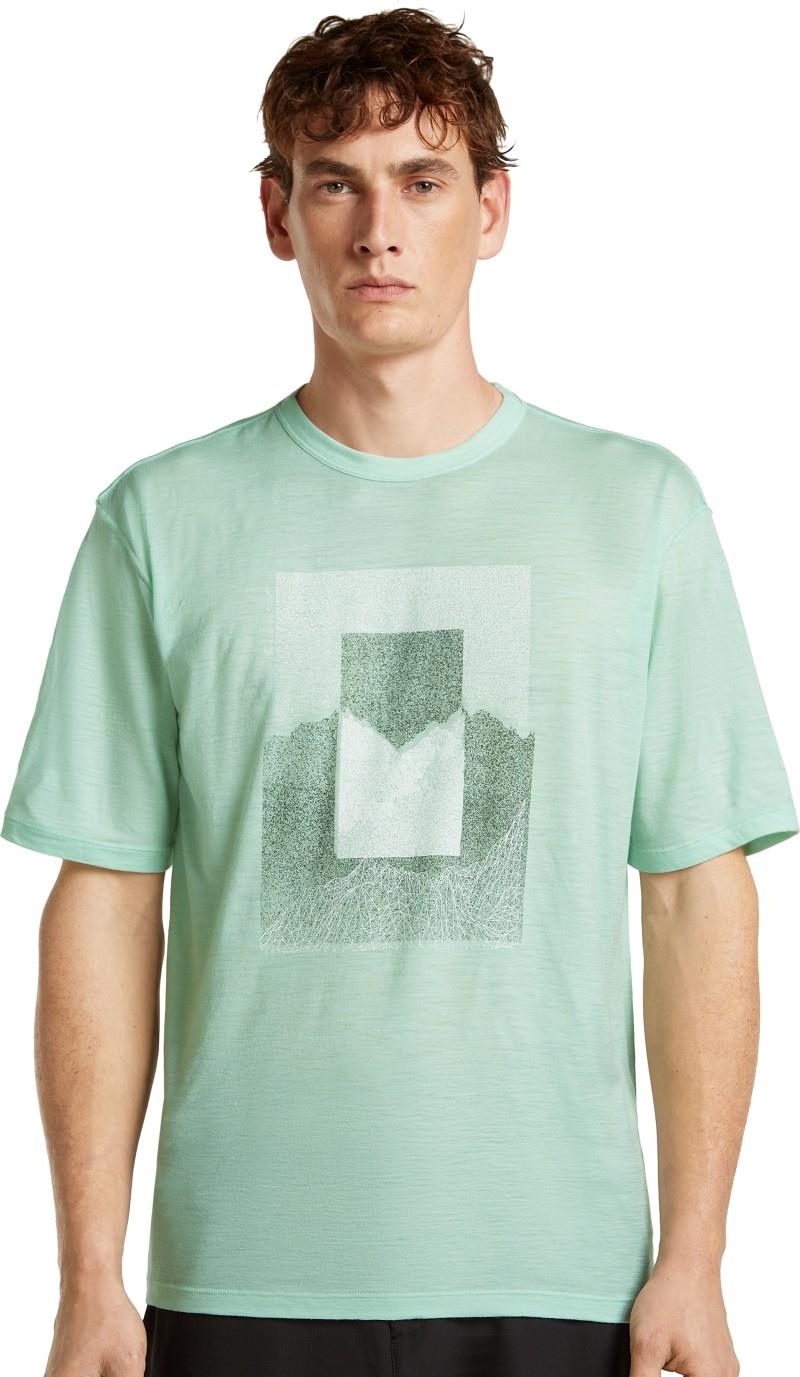 Merino 150 Tech Lite SS Relaxed Tee - Mountain Shift - Mens - mint 1