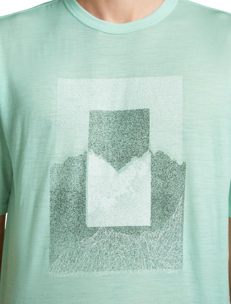 Merino 150 Tech Lite SS Relaxed Tee - Mountain Shift - Mens - mint 1