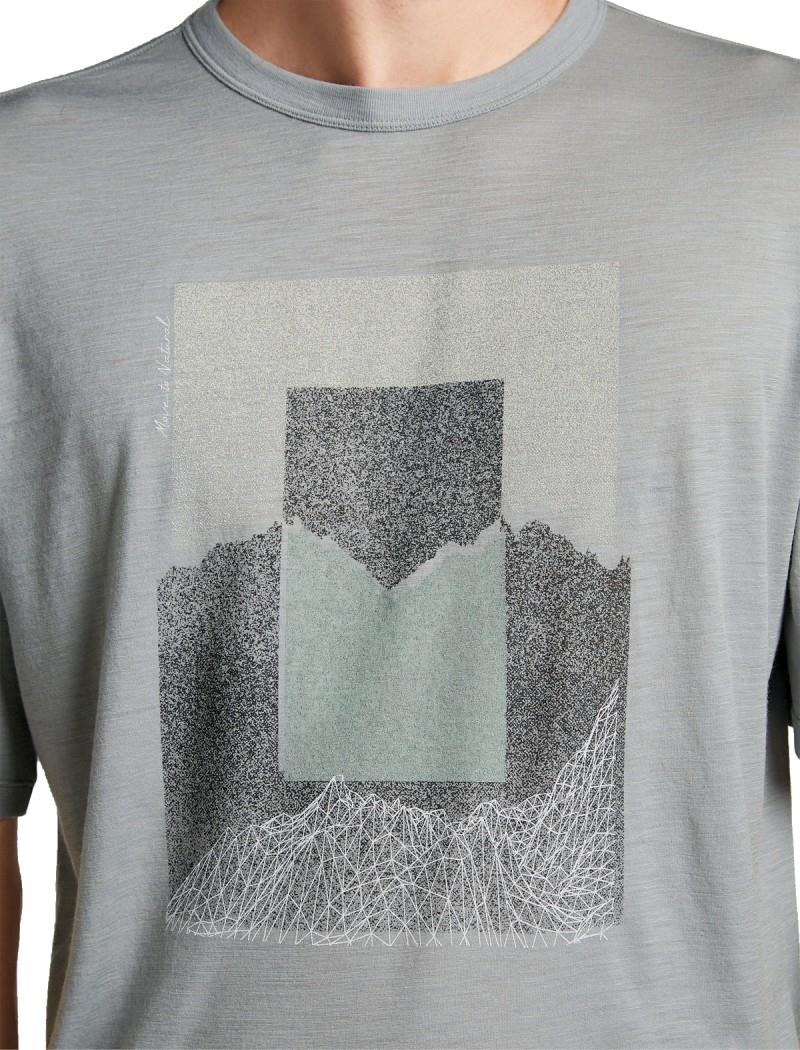 Merino 150 Tech Lite SS Relaxed Tee - Mountain Shift - Mens - proto grey 1