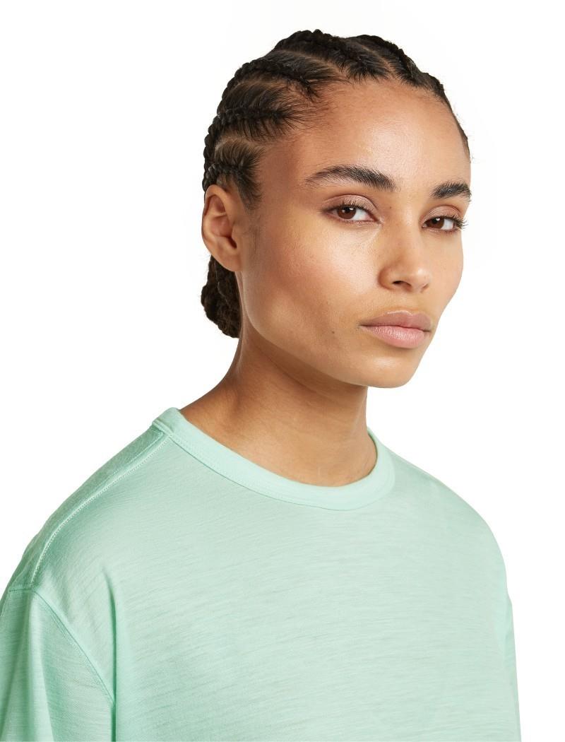 Merino 150 Tech Lite SS Relaxed Tee - Womens - mint 1