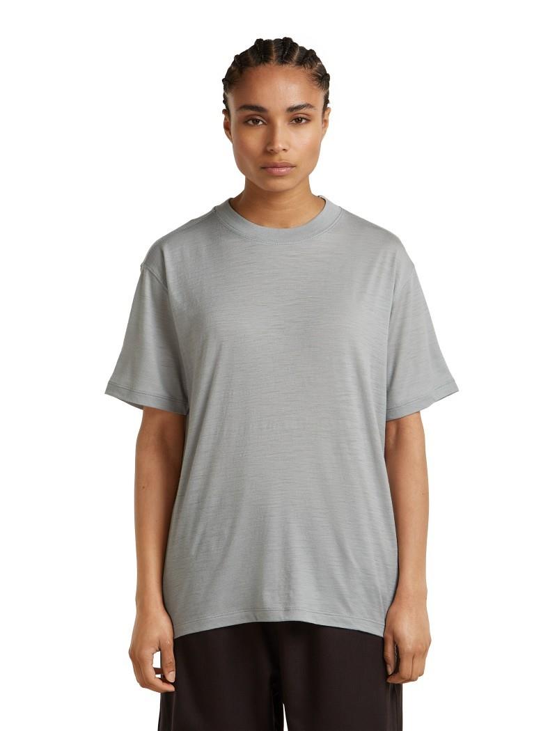 Merino 150 Tech Lite SS Relaxed Tee - Womens - proto grey 1