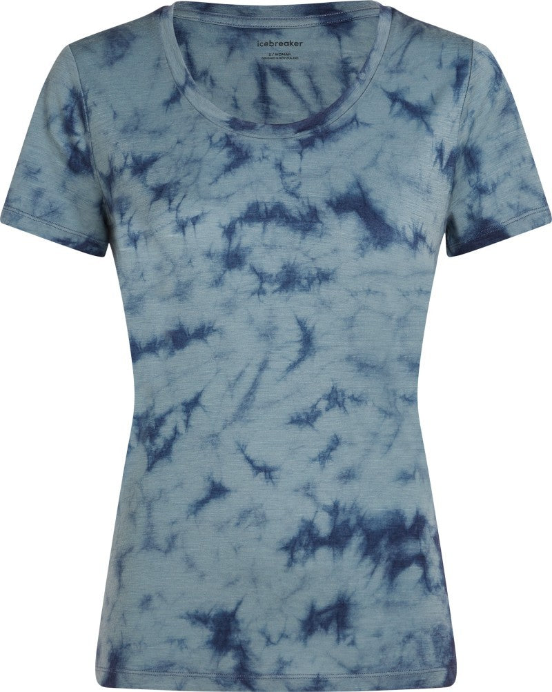 Merino 150 Tech Lite SS Scoop Tee Cloud Dye - Womens - blue ash / dawn / cloud dye 1