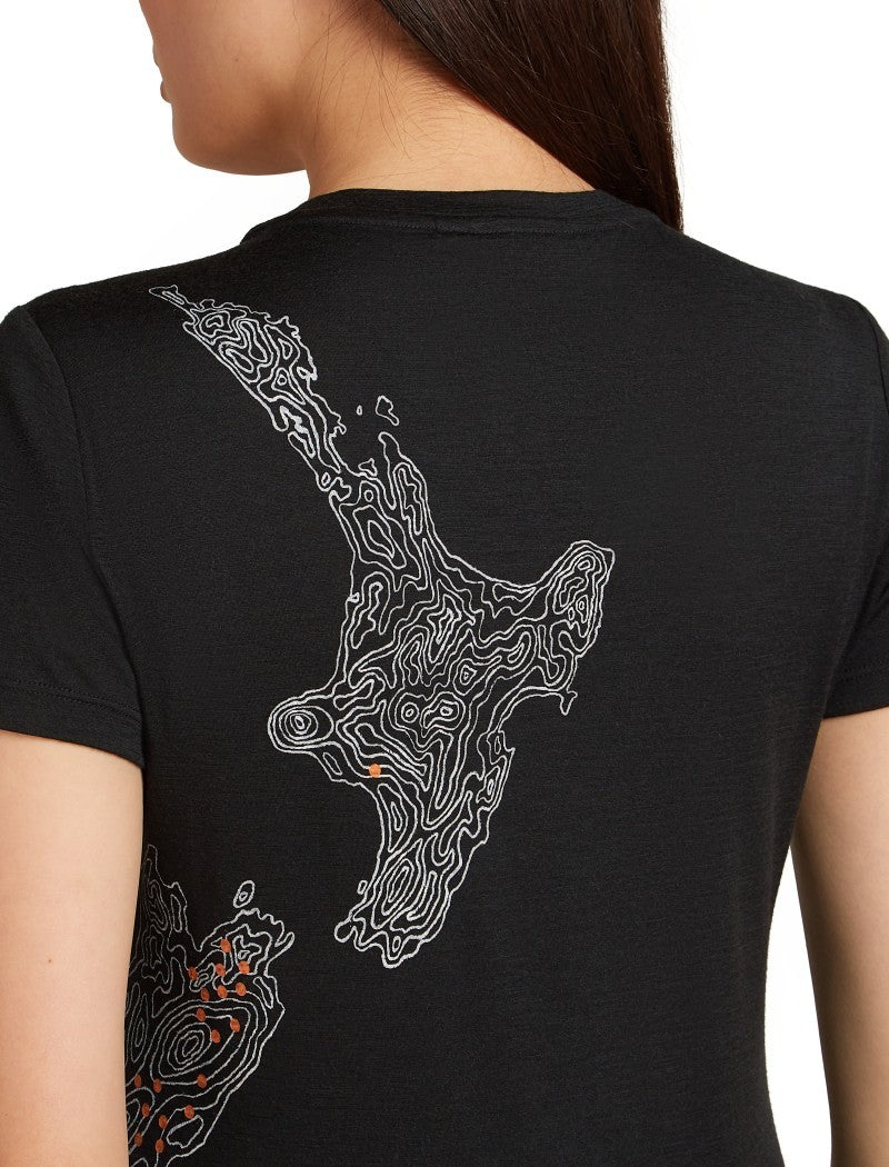 Merino 150 Tech Lite SS Scoop Tee - 30th Anniversary - Womens - black 1