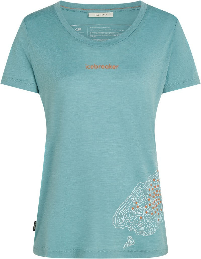 Merino 150 Tech Lite SS Scoop Tee - 30th Anniversary - Womens - hydro 1