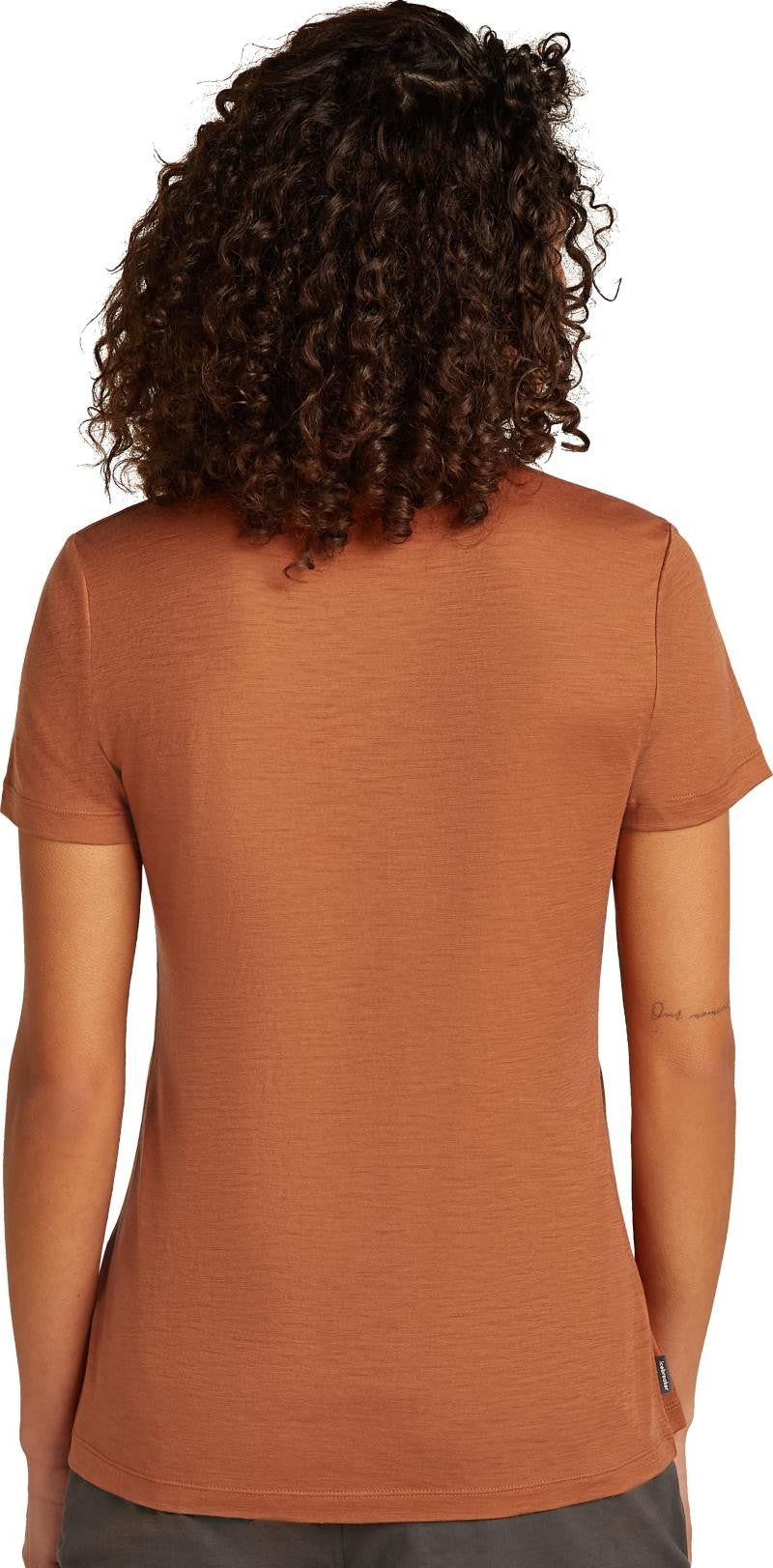 Merino 150 Tech Lite SS Tee Adventure Ride - Womens - dusty clay 1