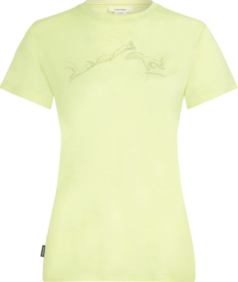 Merino 150 Tech Lite SS Tee Airbourne Squirrel - Womens - citrine 1