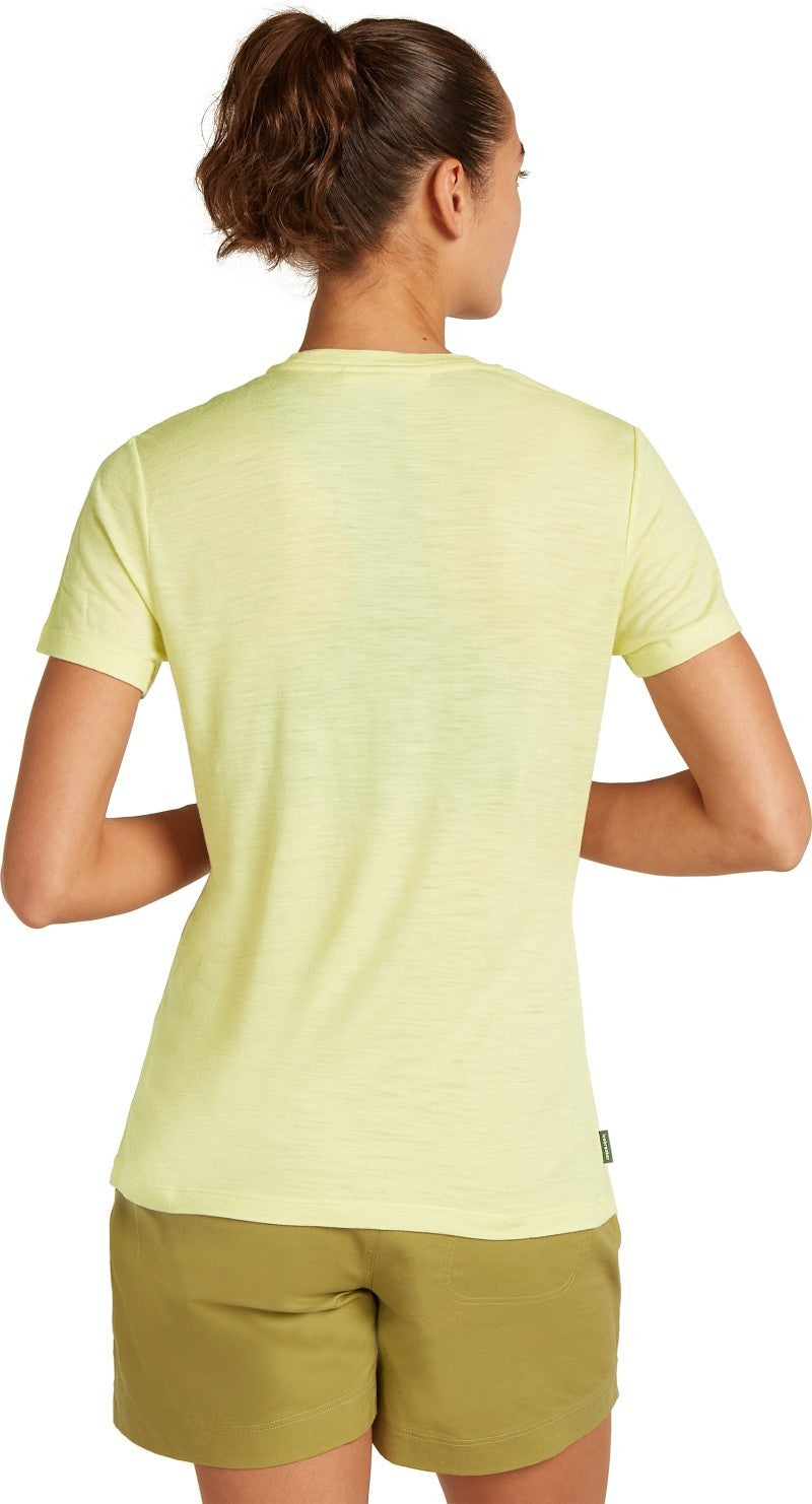 Merino 150 Tech Lite SS Tee Airbourne Squirrel - Womens - citrine 1