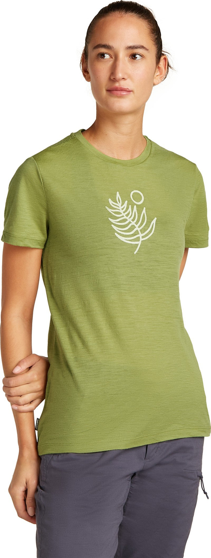 Merino 150 Tech Lite SS Tee Fresh Fern - Womens - olive 1