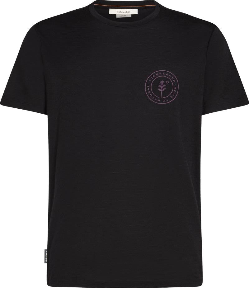 Merino 150 Tech Lite SS Tee Hike Naturally - Mens - black 1