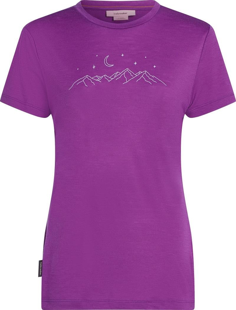 Merino 150 Tech Lite SS Tee Sparkling Stars - Womens - passion 1