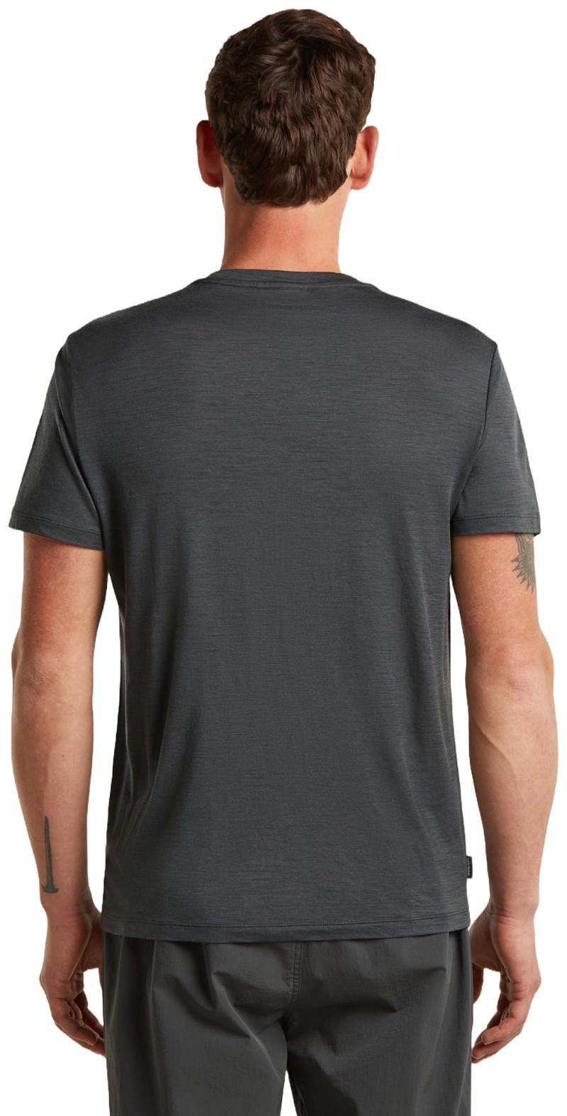 Merino 150 Tech Lite SS Tee - 3D Mapping - Mens - obsidian 1