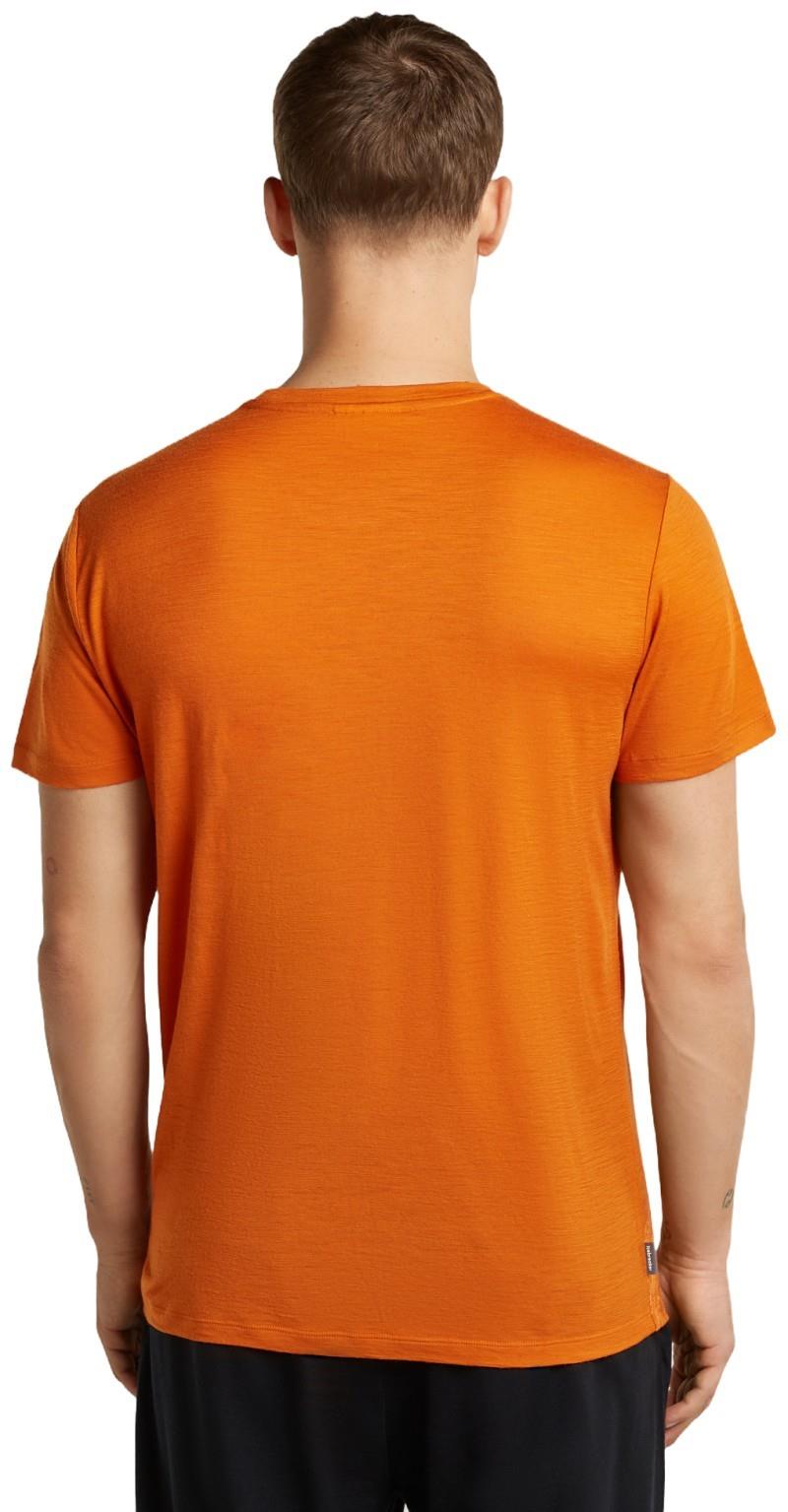 Merino 150 Tech Lite SS Tee - 3D Mapping - Mens - spice 1