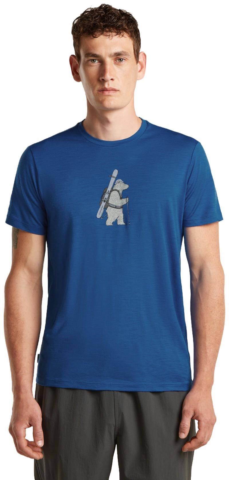 Merino 150 Tech Lite SS Tee - Bear Tour - Mens - lazurite 1