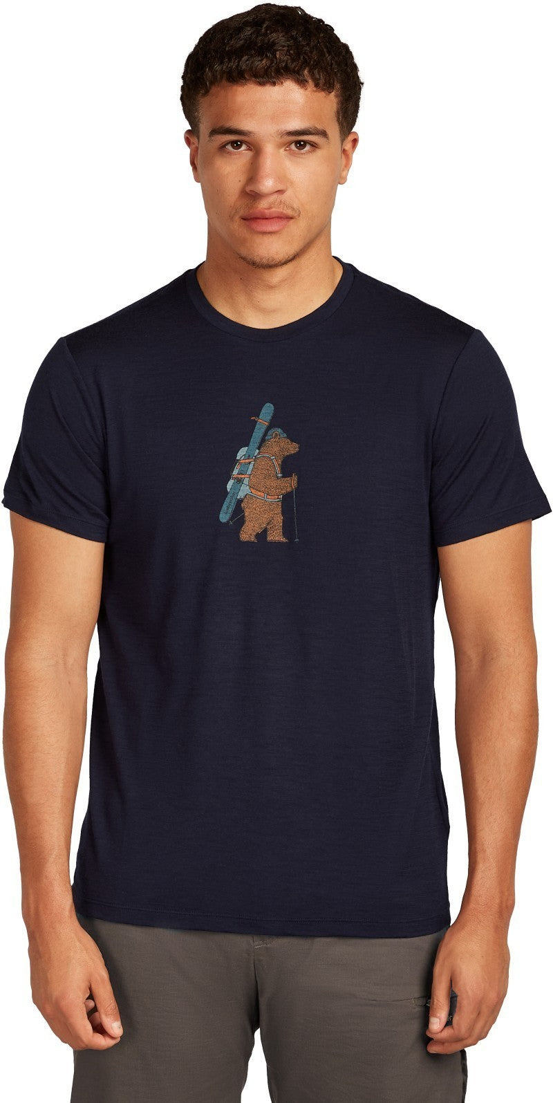 Merino 150 Tech Lite SS Tee - Bear Tour - Mens - midnight navy 1