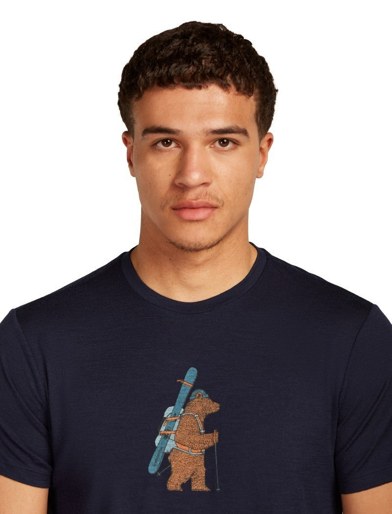 Merino 150 Tech Lite SS Tee - Bear Tour - Mens - midnight navy 1